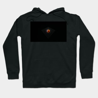 Lunar Eclipse Full Moon Geometric Hoodie